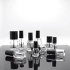 5 шт.лот 5 мл 10 мл 15 мл пустой флакон для лака для ногтей с крышкой кисть для дизайна ногтей прозрачные стеклянные флаконы для краски косметические контейнеры