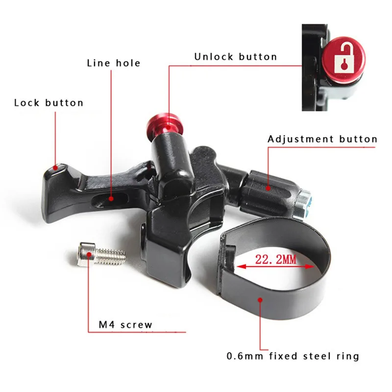 Велосипедный замок рычаг управления MTB регулятор скорости сменная кнопка