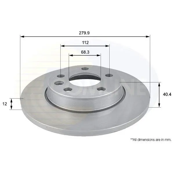 Диск тормозной COMLINE ADC1426|Тормозной цилиндр| |