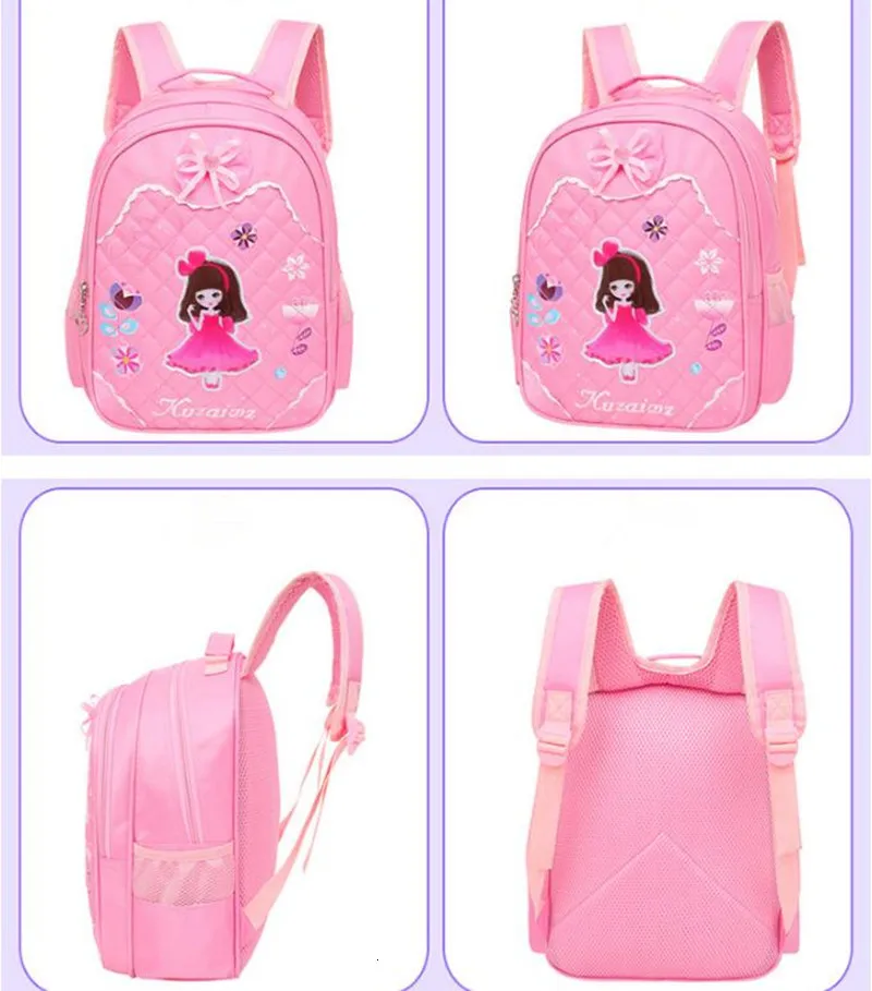 For School Backpack Waterproof Cute Girls Children Lightweight Large Capacity Kids Backpack Primary School Bags Mochila