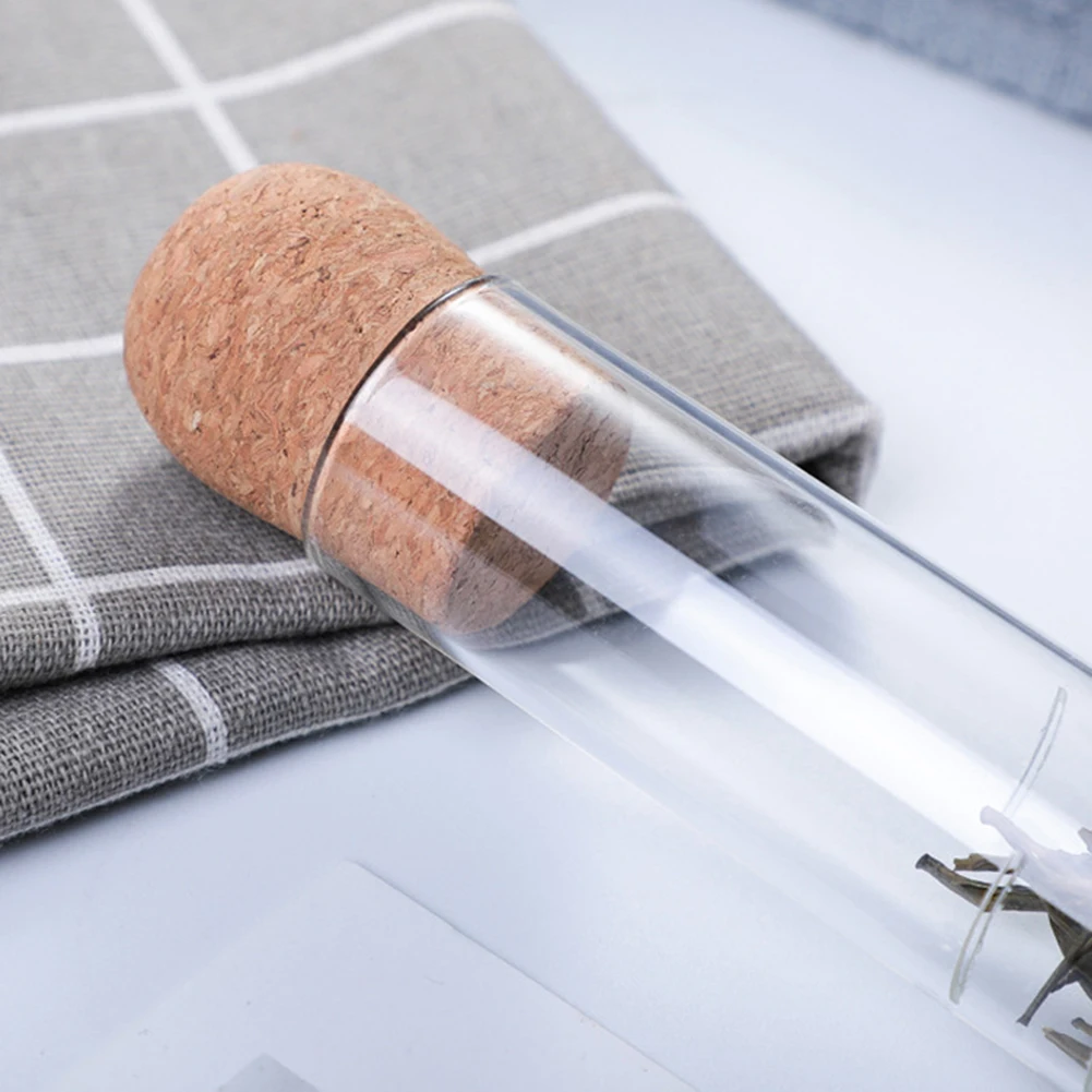 Стеклянный чайный заварник пустая бутылка мини прозрачное чайное ситечко