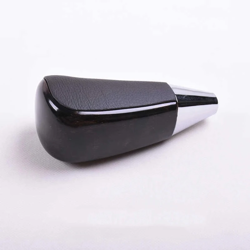 Black Wooden Color 2008- FJ200 LC200 Автомобильная кожаная деревянная Шестерня ручка переключения для Toyota Land Cruiser 200 - Название цвета: Black Wooden Color