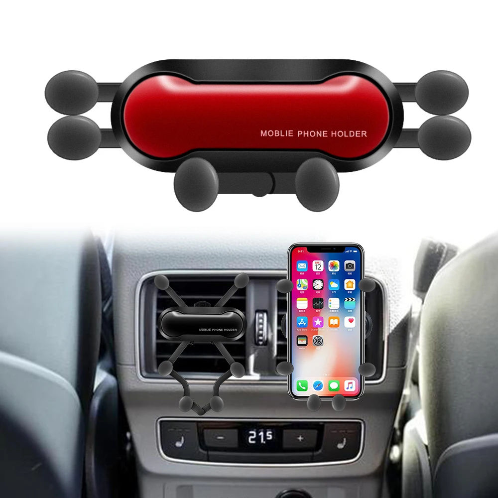 

Универсальный автомобильный гравитационный кронштейн крепление на вентиляционное отверстие регулируемый держатель для телефона Подстав...