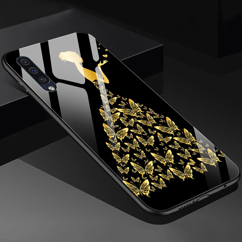 

Best friend Case For Samsung A50 A70 A20 A40 A51 A71 A20E S10 S20 S9 S8 S7 Edge Ultra Puls Note 10 9 8 Plus Glass Phone Cases