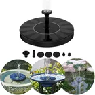 1,4 Вт Солнечный фотоэлектрический садовый фонтан, водопады с питанием от солнечной энергии, фонтан с питанием от птиц, водяной насос, фонтан для ванны с птицами