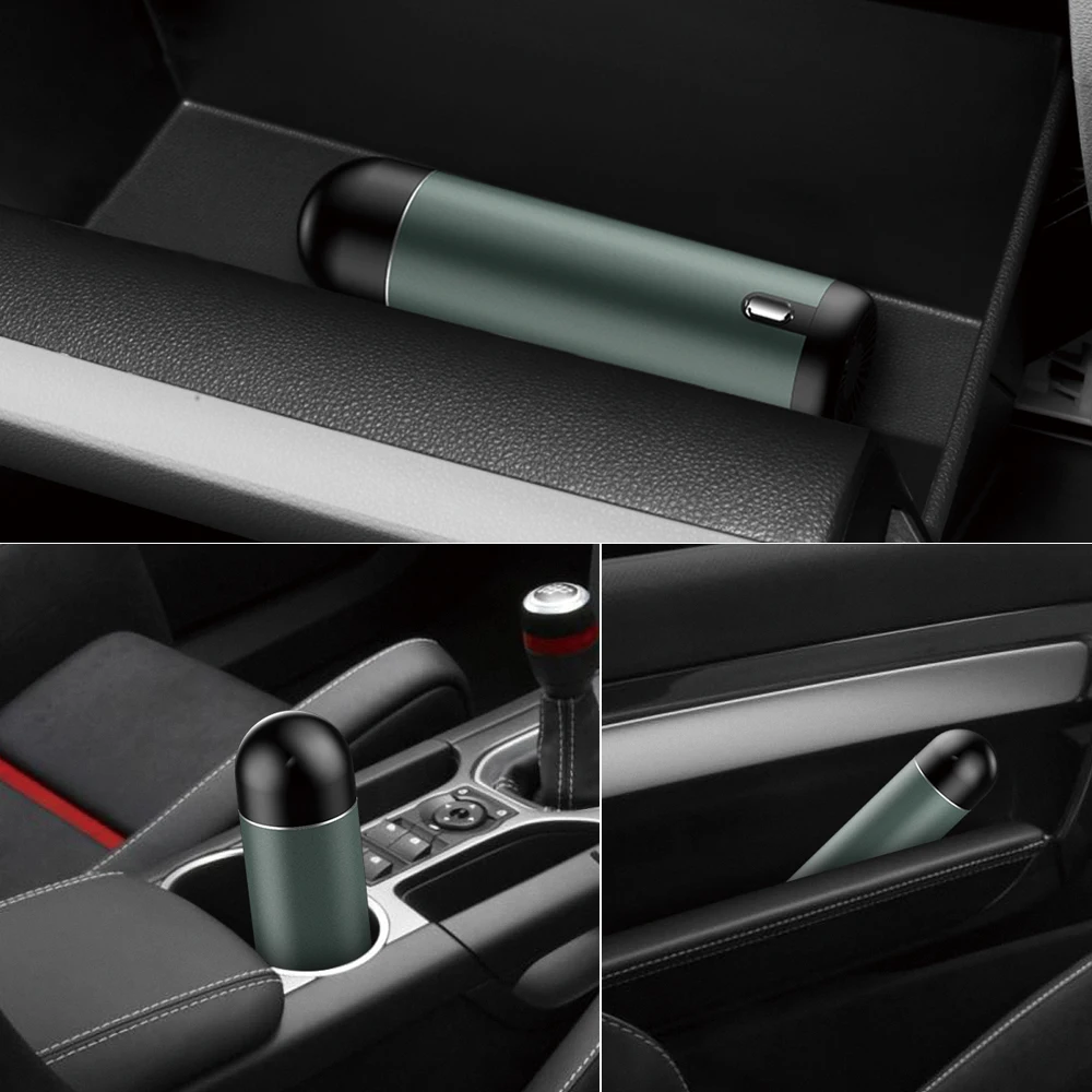 

5000Pa Car Vacuum Cleaner Super suction Low noise Wireless Portable Handheld Mini Vacuum Cleaners for Car Interior Cleaning