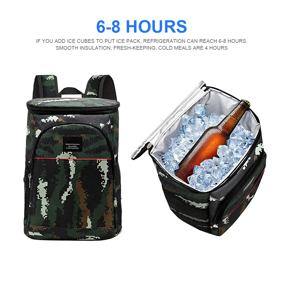cooler backpack waterproof thermal large insulated bag picnic cooler oxford fabric backpack refrigerator bag food container free global shipping