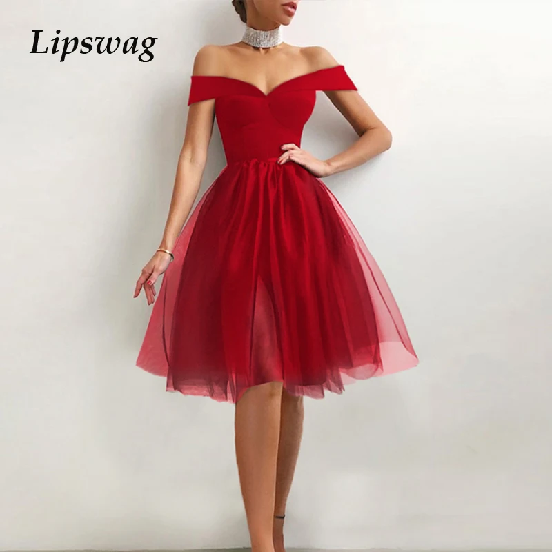 

Sexy Off Shoulder Sleeveless Dress Women Elegant Solid Backless Party Sundress 2021 Summer Lace Mesh Spliced Long Dress Vestidos