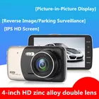 Видеорегистратор в зеркало заднего вида, 4 дюйма, ночное видение