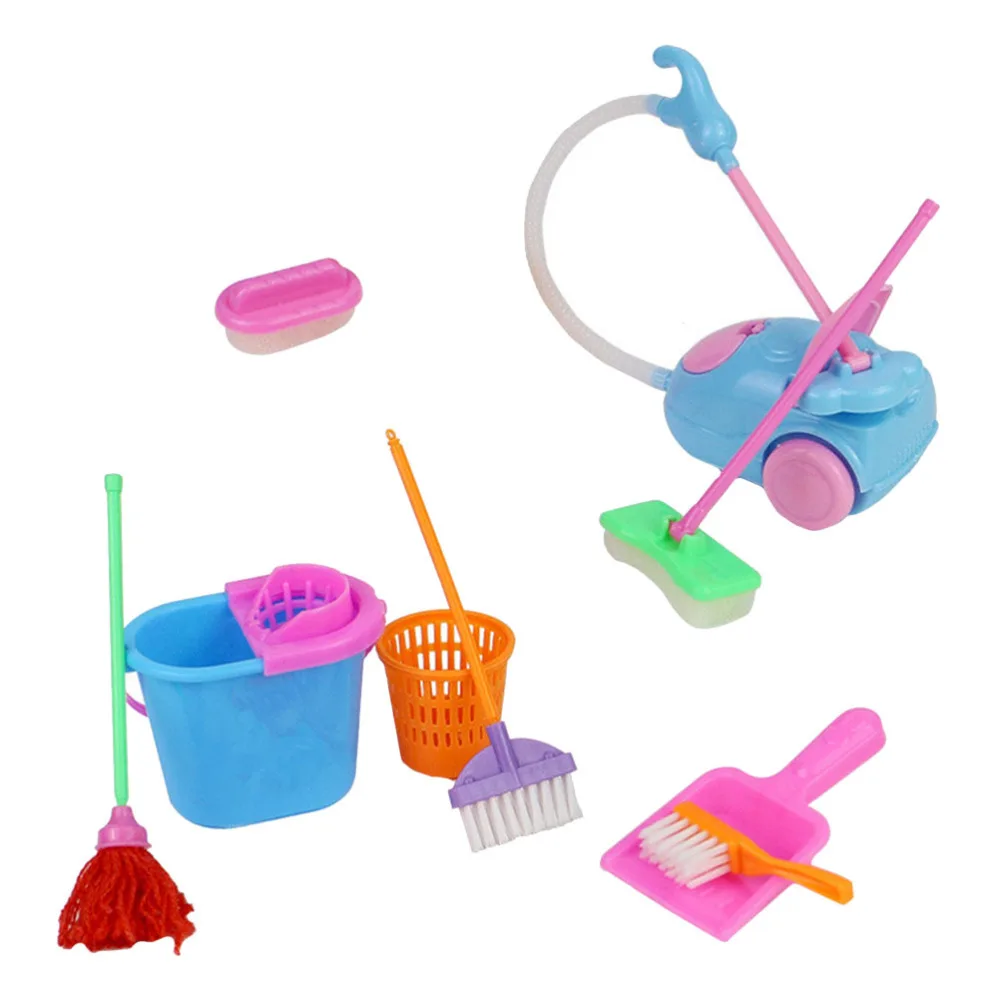 

1 Set Toys Mini Child Cleaning Toys Miniature Accessories