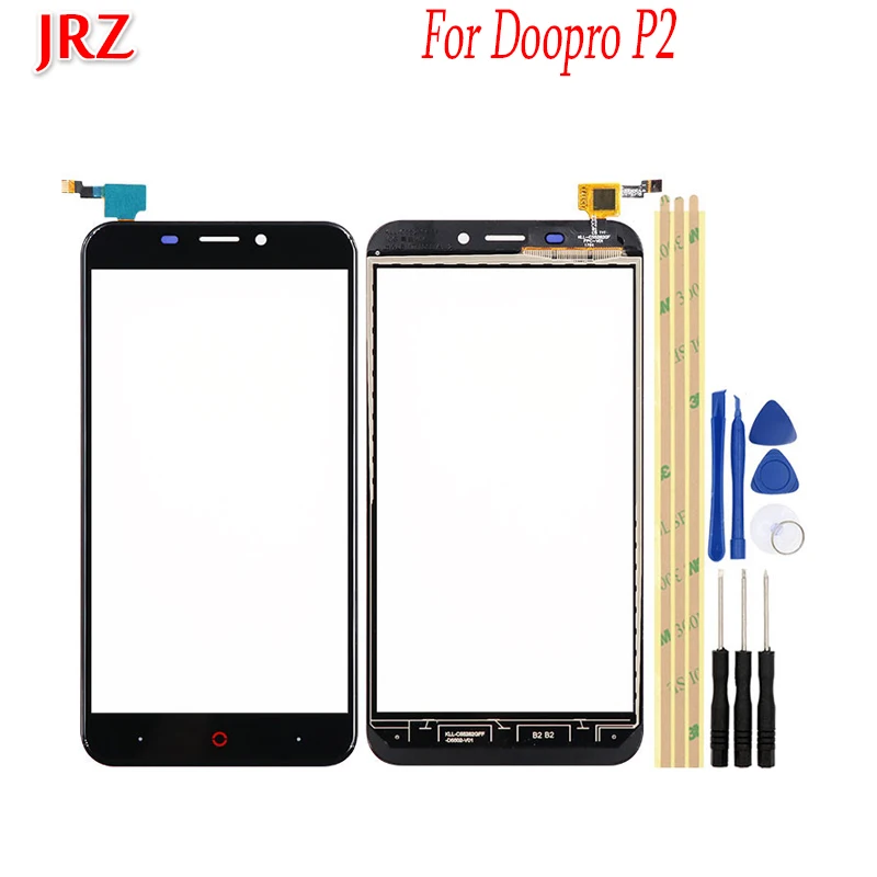Сенсорный экран 5 дюйма для телефона Doopro P2 переднее стекло объектив сенсорная