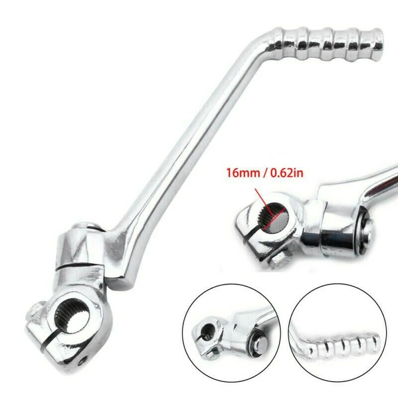 

Motorcycle Kick Starter Lever Start Pedal for Kawasaki KE KL/KLX/KX/KDX/KZ/125/175/200 16mm