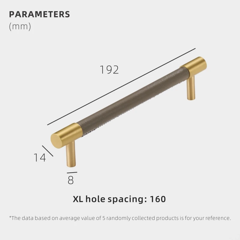 Ручки для шкафов DOOROOM из латуни