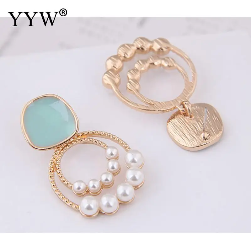 Женские серьги-капельки из нержавеющей стали с жемчугом | Украшения и аксессуары