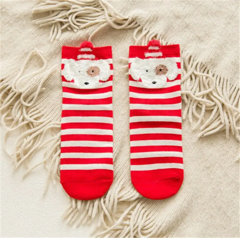 Рождественские носки подарок Санта Клауса милые рождественские унисекс для