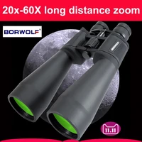 2020 new borwolf binoculars 20 60x70 hight definition waterproof military telescope for bird watching hiking hunting sport