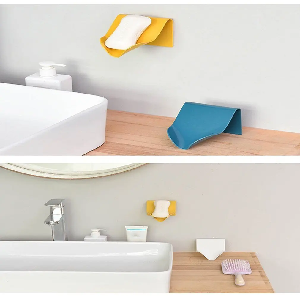 Держатель для мыла и губки в ванную комнату настенный стеллаж хранения подвесная