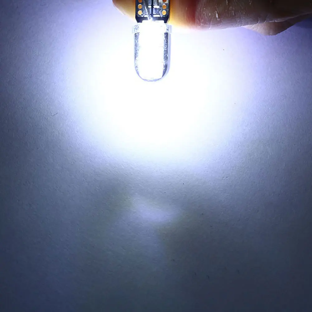 Яркий T10 W5W SMD2835 6-светодиодный силиконовый Водонепроницаемый Автомобиль