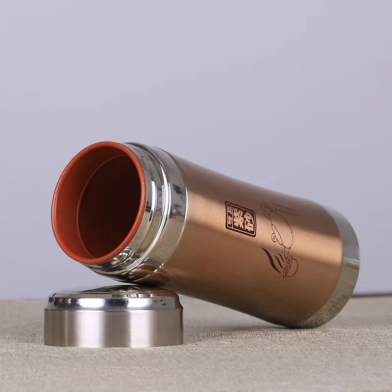 

Vacuum Flasks,Yixing Purple Sand, Filter, Insulation Cup, Creative, Tea,Office,304 Stainless Steel, Double Insulation,450ml,Gift