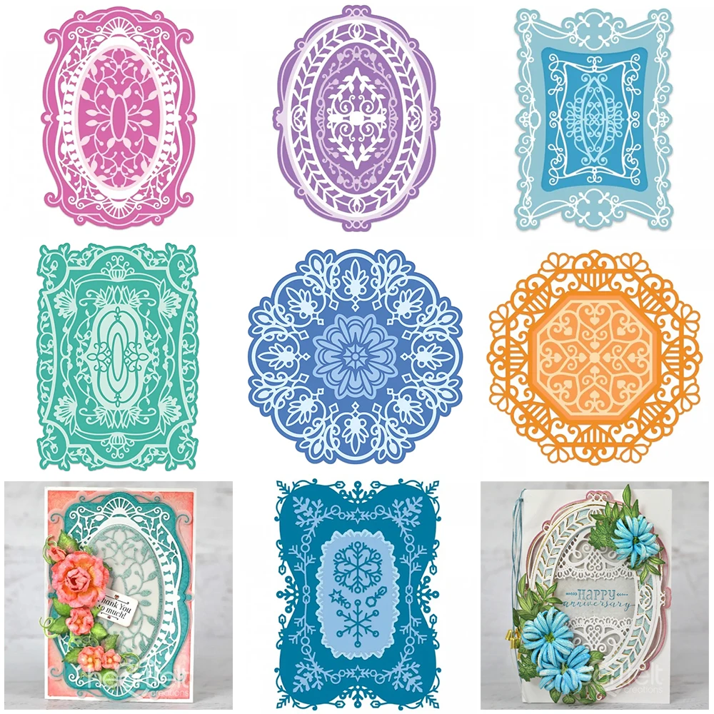 

Pattern Lace Metal Cutting Dies No Stamps For Diy Dies Scrapbooking Paper Card Making Embossing Decoration Craft Cut Dies