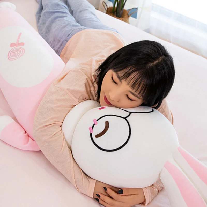 Мягкая подушка мультяшный кролик милые игрушки длинная Плюшевая Кукла Мягкие