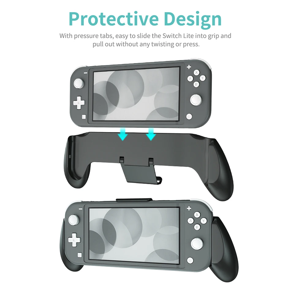 Держатель ручки OIVO для Nintendo Switch Lite ассиметричный держатель контроллера карта