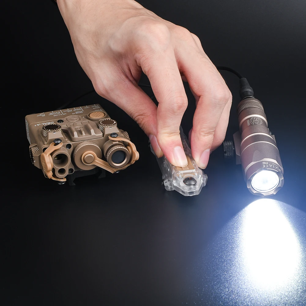 

WADSN Airsoft Tactical DBAL-A2 Red Green Laser Aiming & M300 Mini Scoutlight Torch Wargame Hunting Weapon Light Combo Set