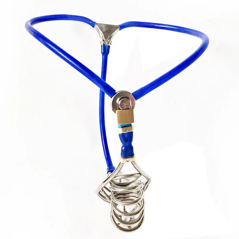 304 Stainless Steel Male Chastity Belt Devices Pants Metal Penis Ring Cock Cages Slave Sex Toys For Men CBT Lock Bondage | Красота и