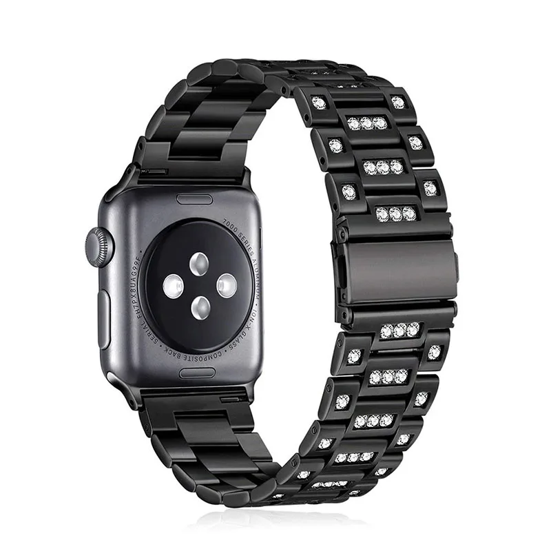 Модный дизайнерский металлический ремешок для ювелирных изделий серии часов Apple