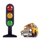 Светофорный дорожный сигнал, модель сцены для обучения, забавные гаджеты, интересные игрушки для детей, аксессуары, литые автомобили