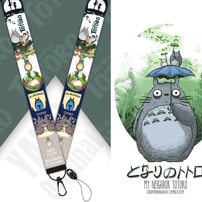 Tonari No My Neighbor Totoro ремешок с принтом на шею для ID бейджа Держатель телефона брелок