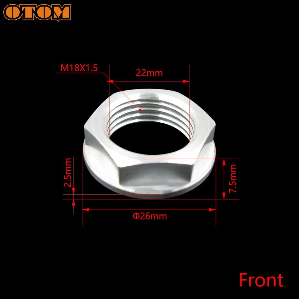 Болты винтовые OTOM для мотоцикла M18 передняя и задняя оси колеса M22 YAMAHA YZ125 YZ250 WR250F
