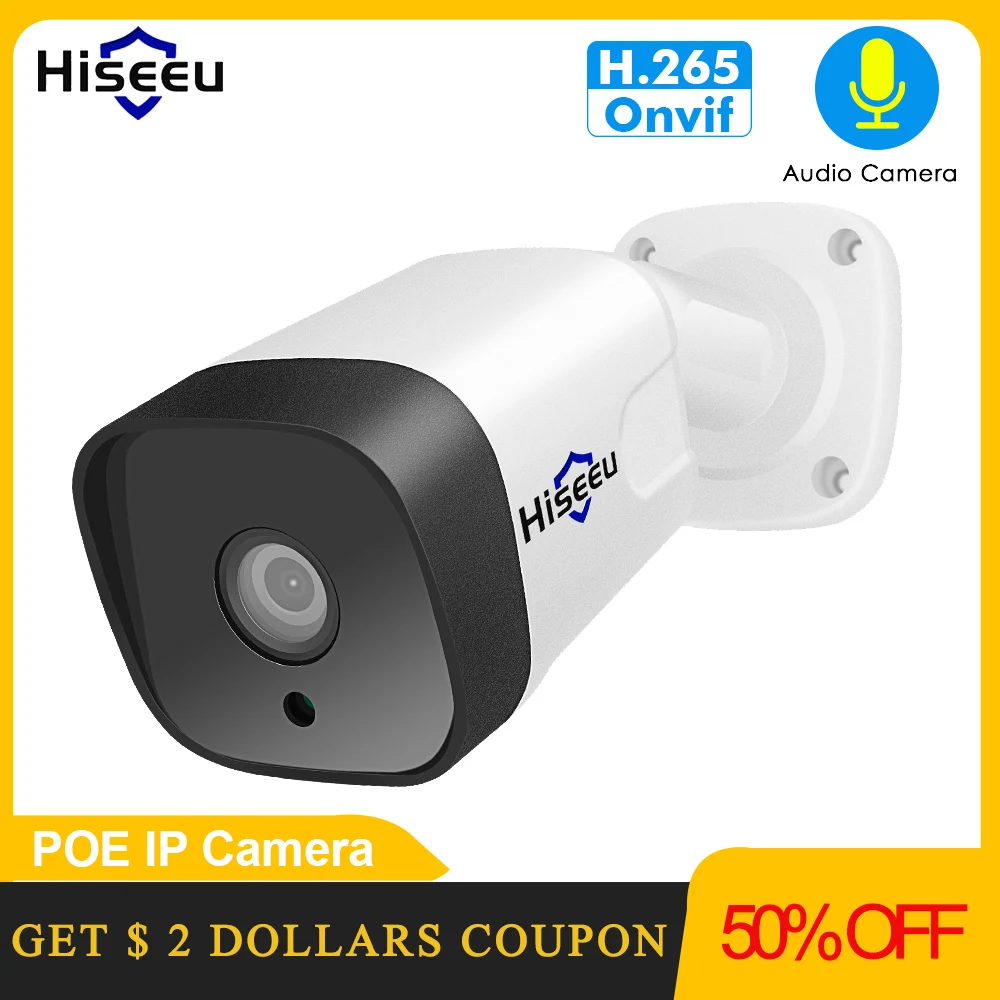 

IP-камера видеонаблюдения Hiseeu, 2 МП, H.265, 1080P, ONVIF