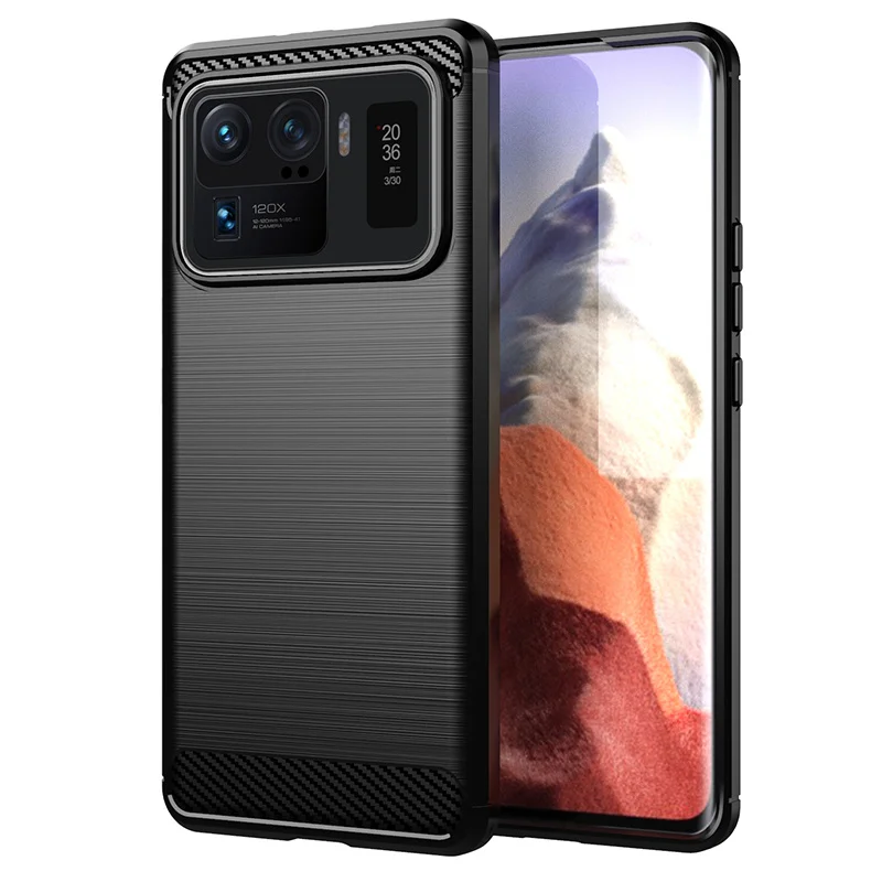 For Cover Xiaomi Mi 11 Ultra Case For Mi 11 Ultra Capas Silicone Shockproof Phone Bumper Soft TPU For Cover Mi 11 Ultra Fundas