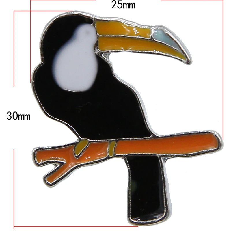 Винтажный Фламинго дятел джинсы воротник броши мультфильм эмаль спортивные