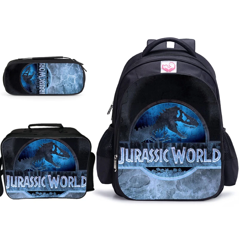 16 дюймов подростковый Рюкзак Mochila с динозавром Юрского периода для детей