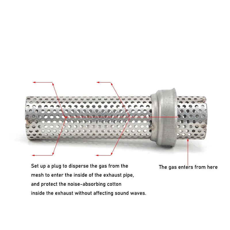 Универсальный катализатор глушитель шума выхлопных газов для мотоцикла 51 мм 60 -