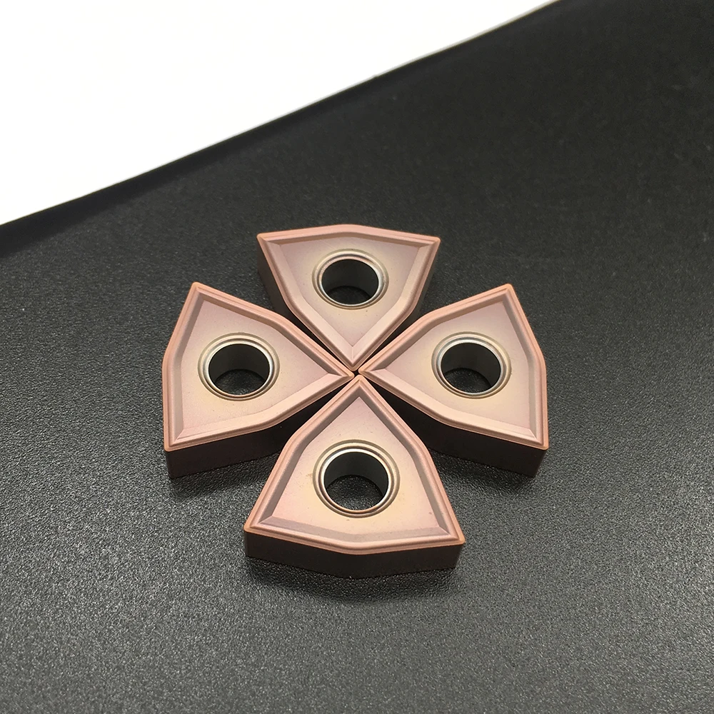 

10PCS WNMG080404 MS VP15TF 100% Original Accesorios De Torneria Lathe For Stainless Steel External Turning Tool Carbide Insert