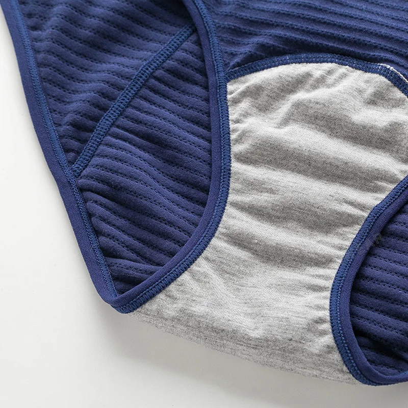 

RMW 3Pcs Leak Proof Menstrual Period Panties Women Underwear Solid Soft Breathable Mesh Women Underwear Seamless Lady Breifs