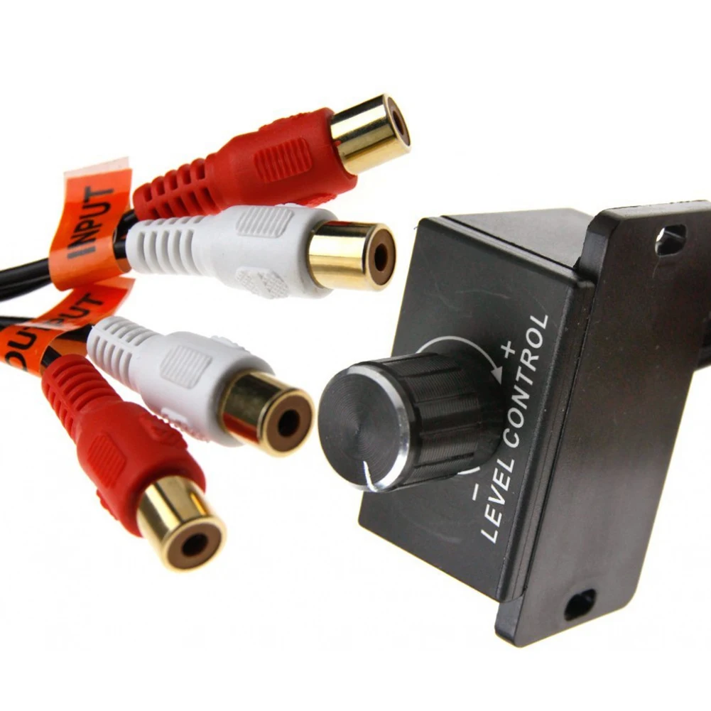 

New Car Audio Amplifier Bass RCA Level Remote Volume Control Knob LC-1 Universalï¼ŒProfessional auto partsï¼ŒEasy to install