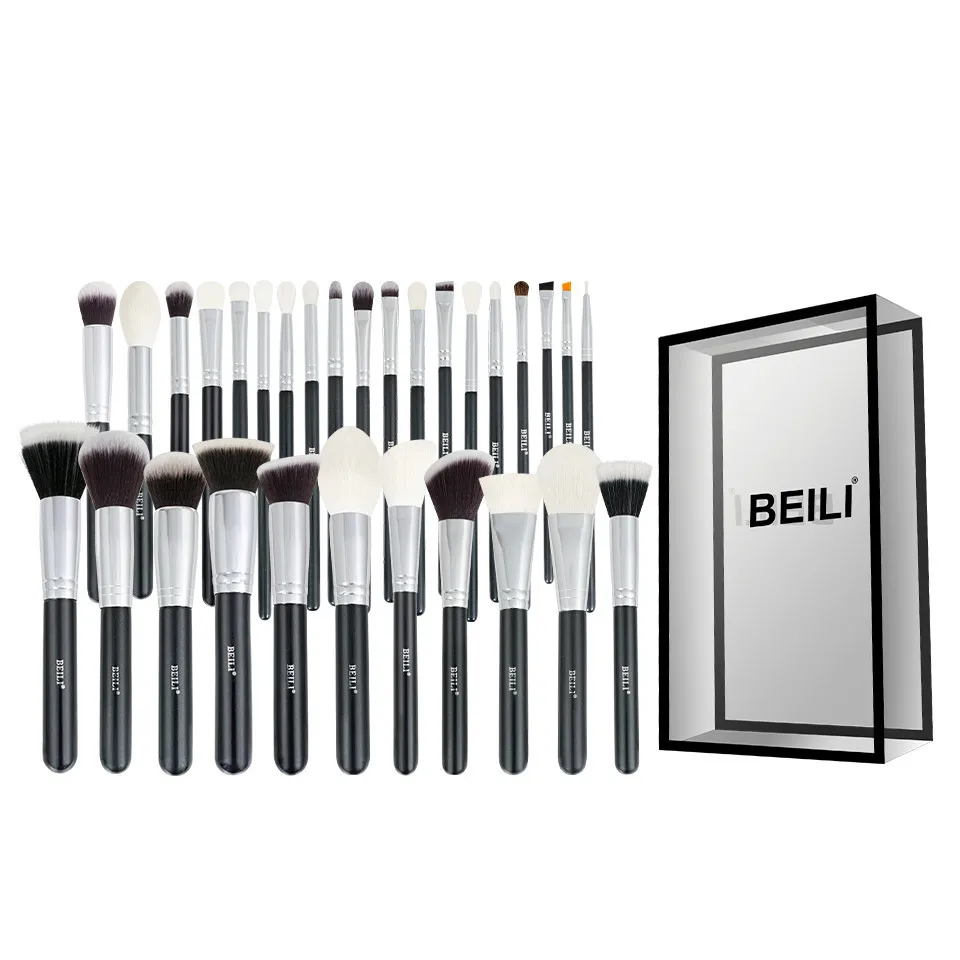 Горячая продажа черный полный Профессиональный натуральный козья шерсть макияж