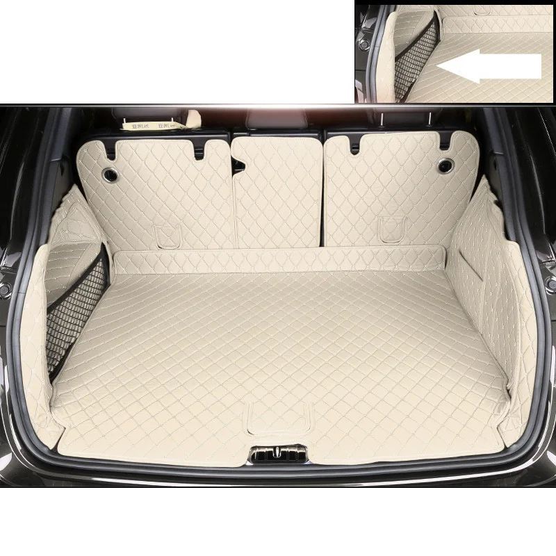 

Car trunk mats leather car cargo liner for porsche cayenne 2011- 2015 interior accessories 958 trunk mat cover carpet