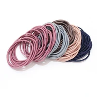 100 pcsbag girls elastic hair rope small rubber band ponytail fixer children childrens headband hair accessories