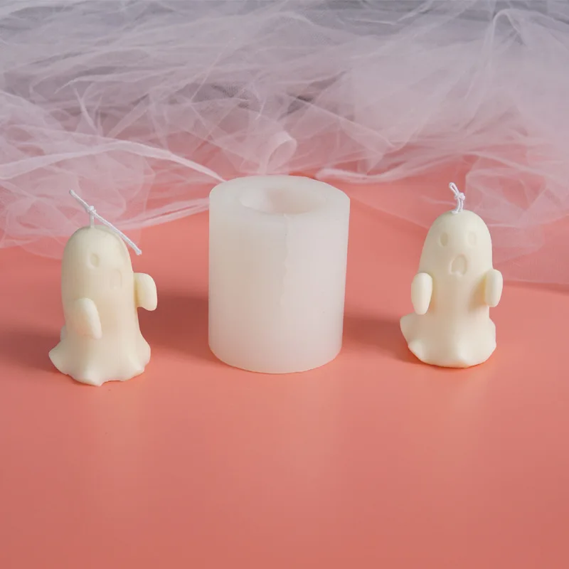 

Halloween Ghost Candle Silicone Mold Abstract Cute Character Aroma Candle Making Diy Handmade Home Decoration