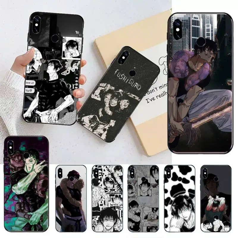 

Toji Fushiguro Jujutsu Kaisen Phone Case For Xiaomi Redmi note 7 8 9 11 t s 10 A pro lite funda shell coque cover