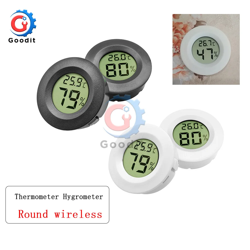 Mini Digital LCD Indoor Convenient Temperature Sensor Humidity Meter Thermometer Hygrometer Gauge indoor outdoor | Инструменты