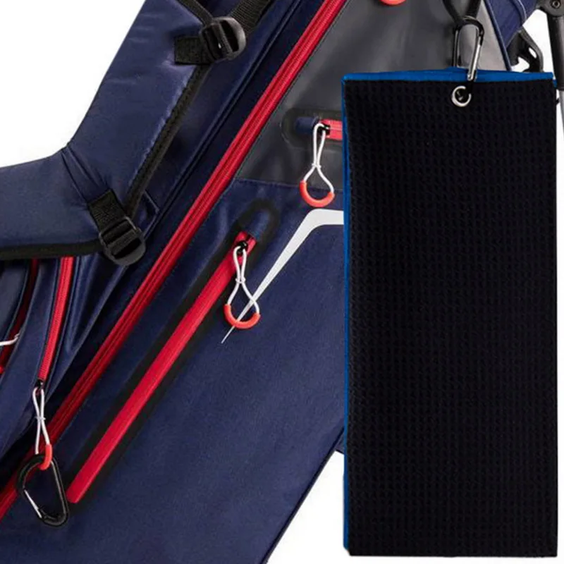 Быстросохнущее полотенце для гольфа вафельная ткань из микрофибры вафельный