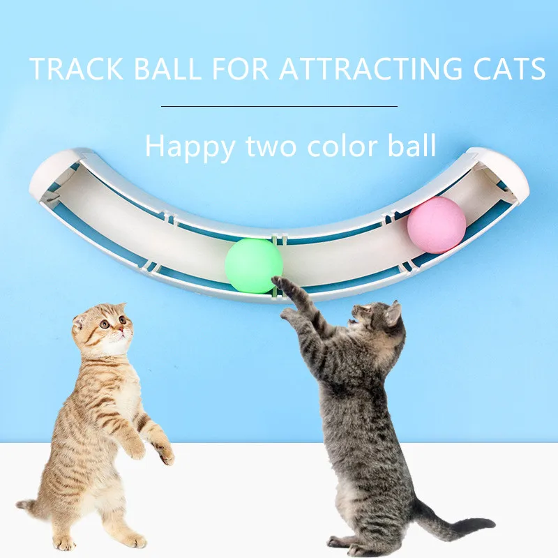 

Orbit Ball Interactive Cat Toys Disk with Balls for Cat Puzzle Training Tool Interesting Turntable for Cats Toys Funny Pet Toys