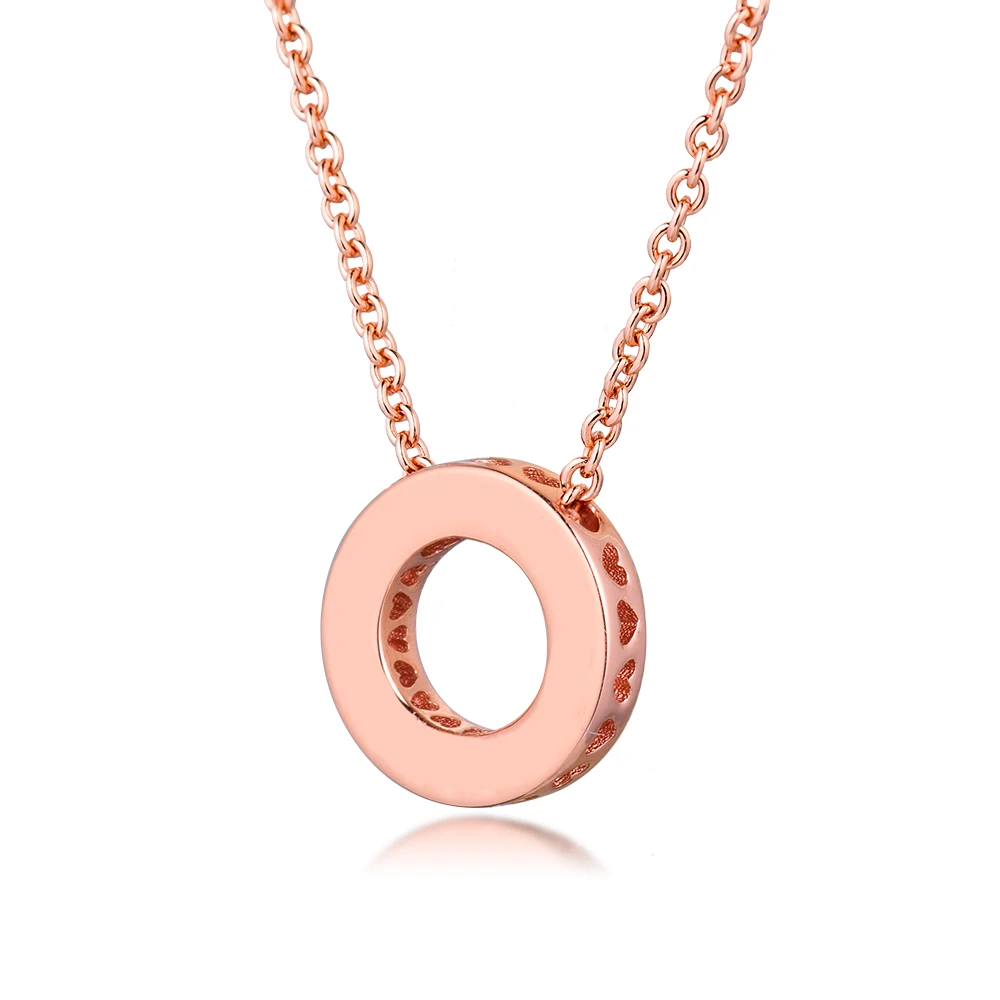 Ожерелье-Колье женское из серебра 100% пробы розовое золото 925 | Украшения и