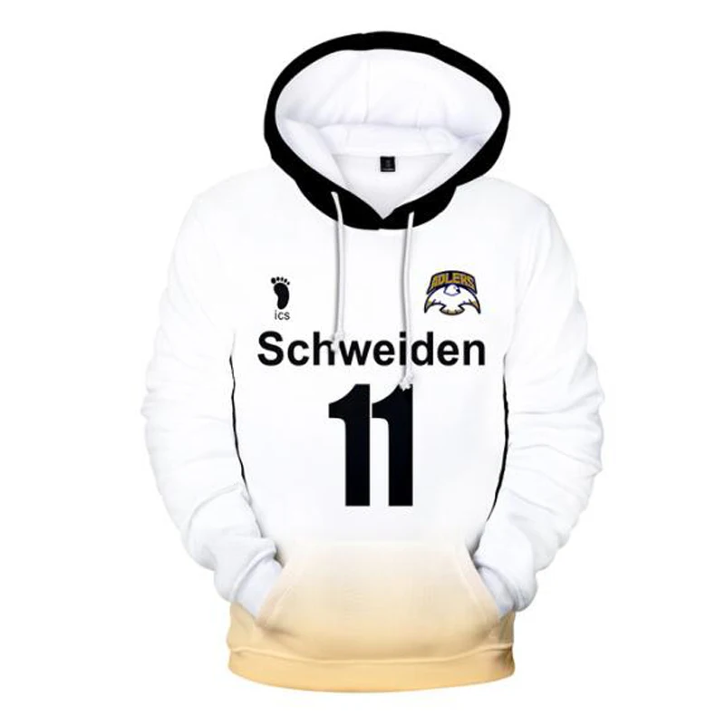 

Anime Haikyuu Hinata Shoyo Tobio Kageyama Cosplay Costume Msby Black Jackals 3D Print Oversized Mens Hoodies and Sweatshirts